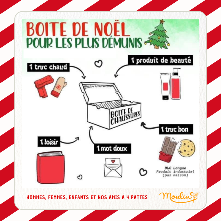 La boîte solidaire de Noël